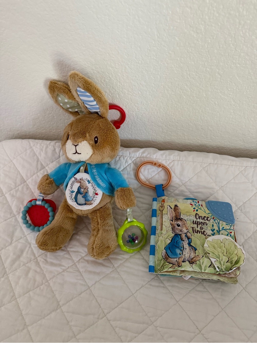 Kids Preferred Peter Rabbit Baby Activity Toy & Soft Book Set